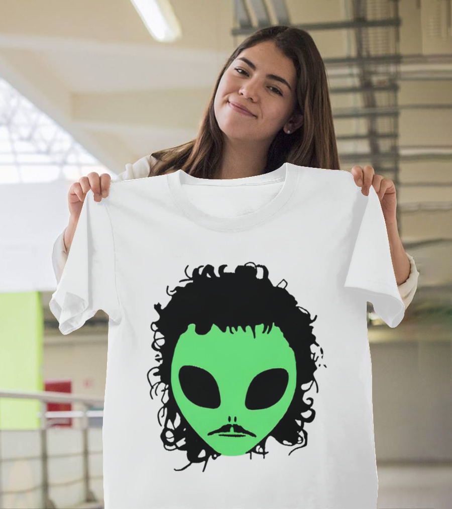 Kurtis Conner Eh Alien Green Face Black Hair T-Shirt