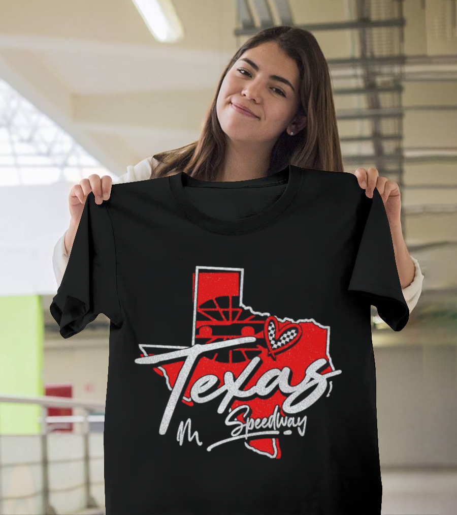 Texas Speedway Love Racing Heart T-Shirt