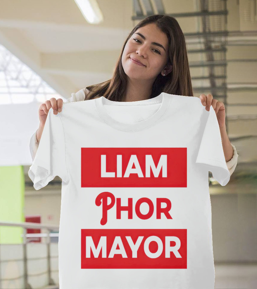 LIAM PHOR MAYOR Philadelphia Phillies T-Shirt