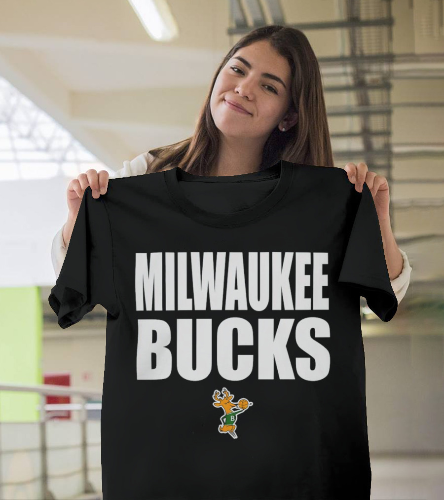 Milwaukee Bucks Mitchell And Ness Hardwood Classic Vintage T-Shirt
