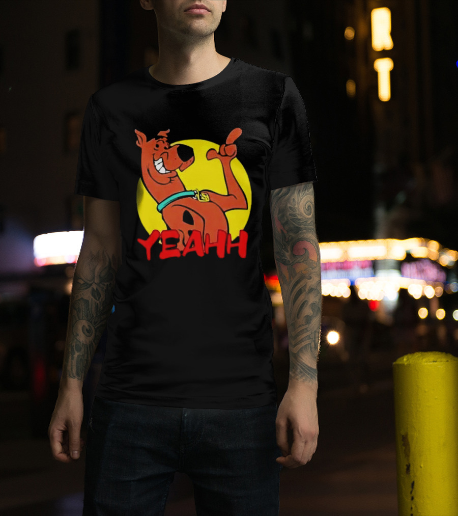 Scooby Cartoon Yeahh Classic Pose T-Shirt