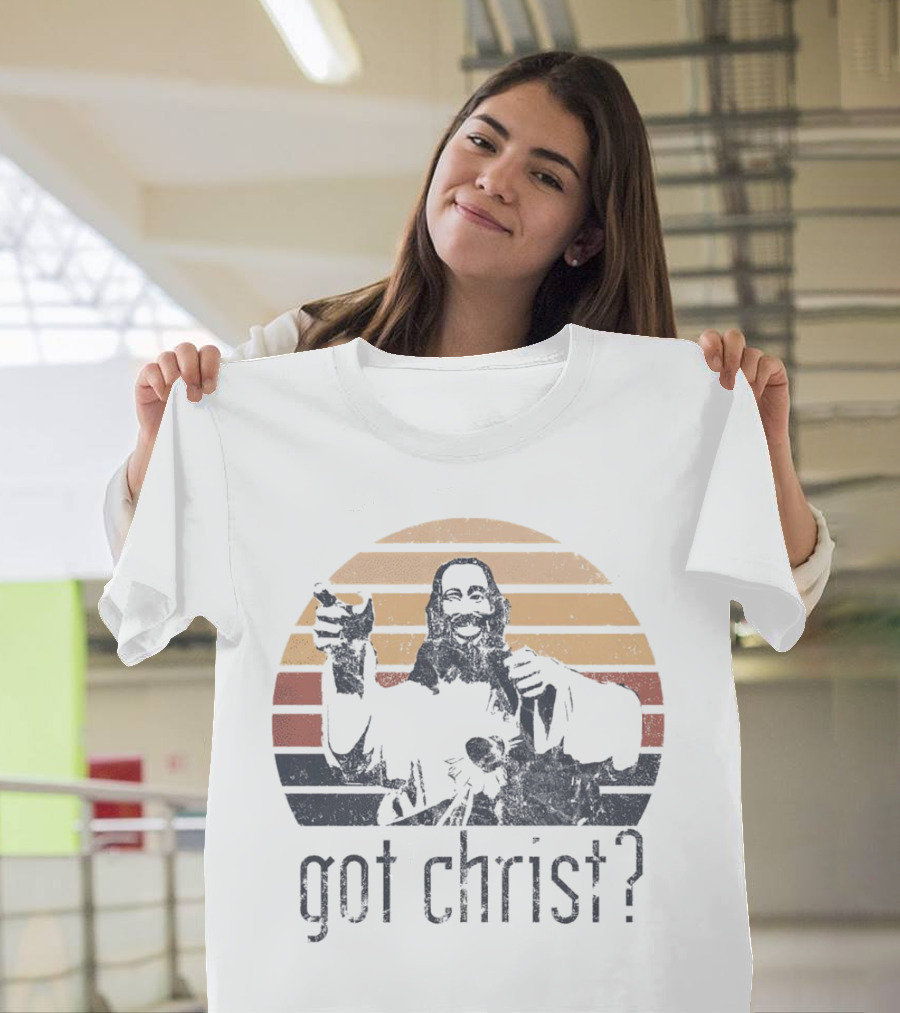 Got Christ Vintage Retro Sunset T-Shirt