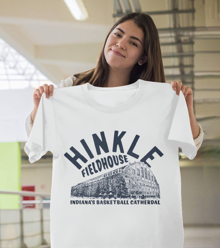 Hinkle Fieldhouse Indiana's Basketball Cathedral T-Shirt