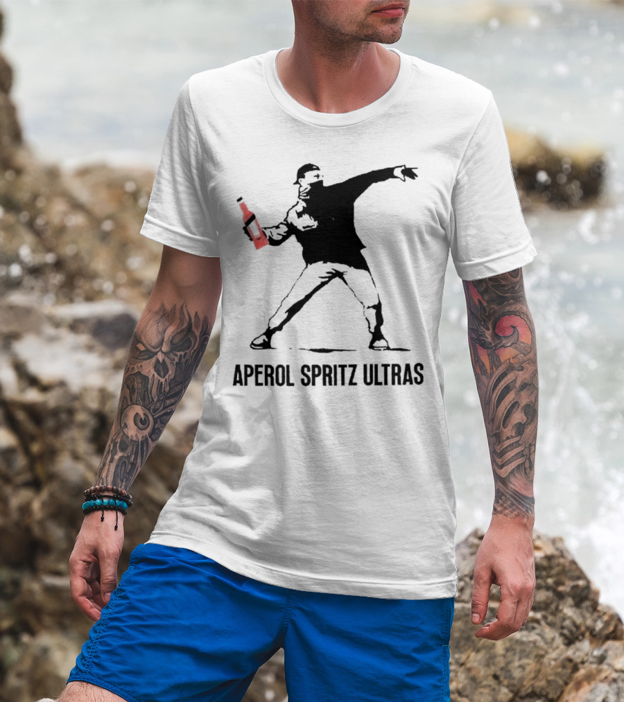 Aperol Spritz Ultras Streetwear Graffiti T-Shirt
