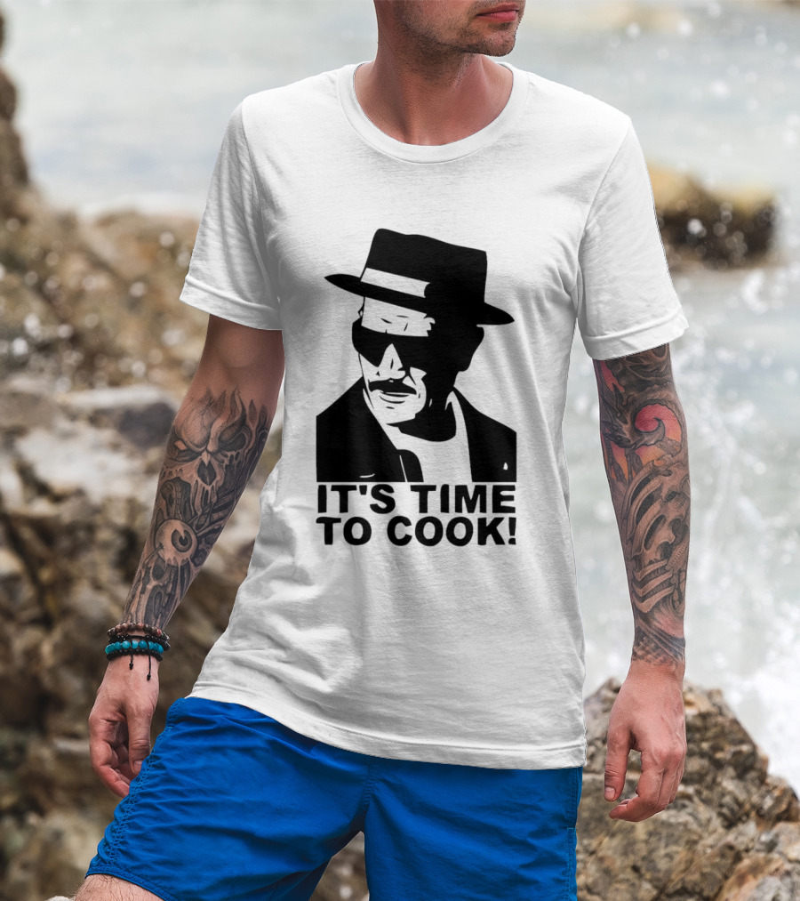It's Time To Cook Heisenberg Silhouette Breaking Bad T-Shirt