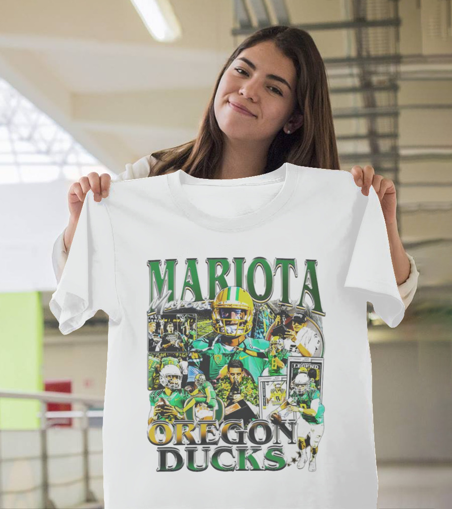 Mariota Oregon Ducks Football Legend T-Shirt