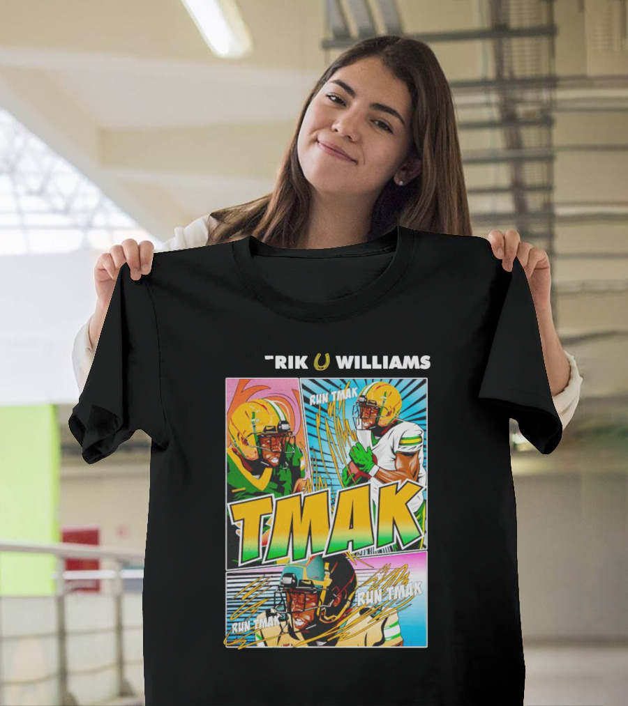 Tamerik Williams TMak Run Tmak North Dakota State Bison Football Comic T-Shirt