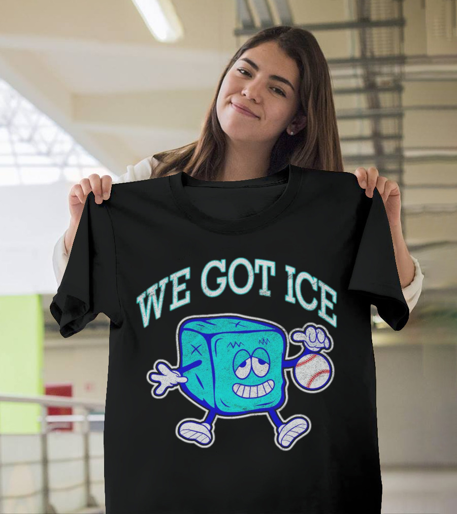 We Got Ice 90s Baseball Mascot T-Shirt