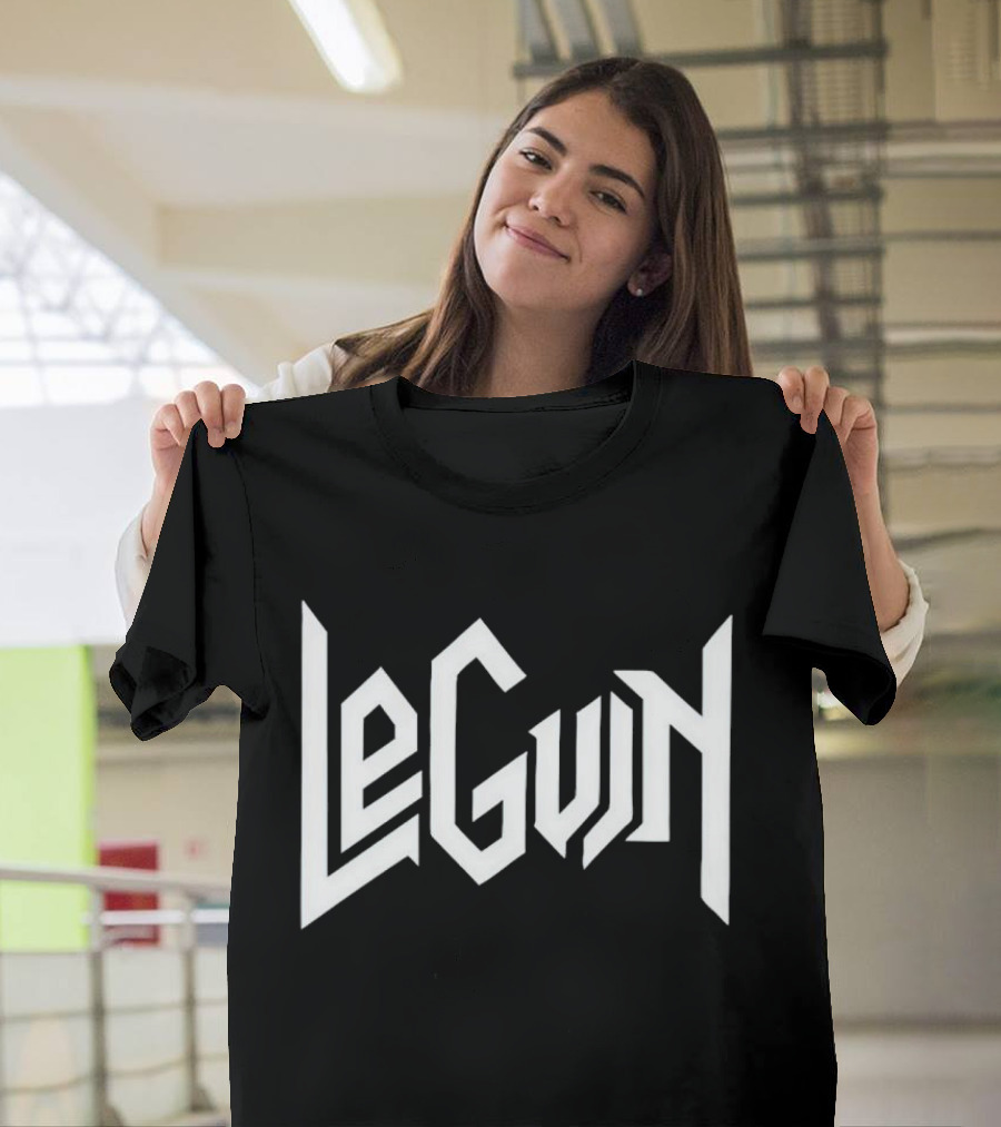 LeGuin Logo On Matt Bell T-Shirt