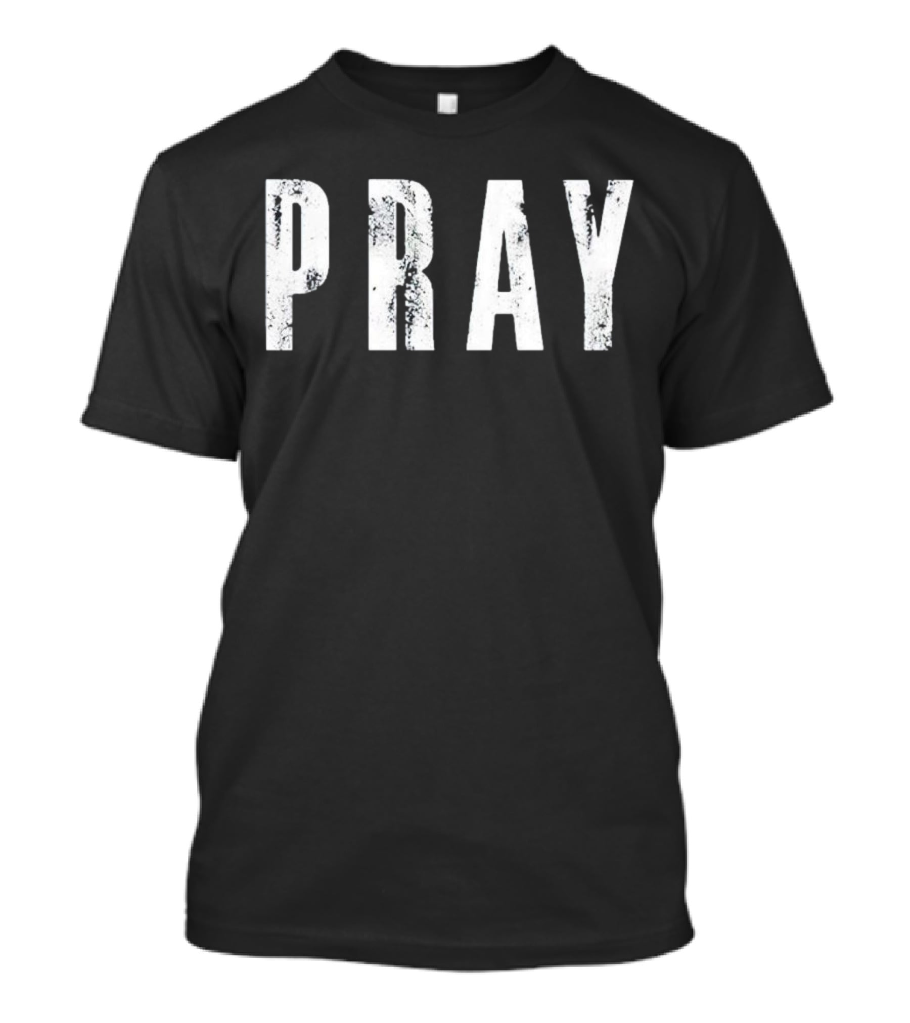 PRAY Distressed T-Shirt