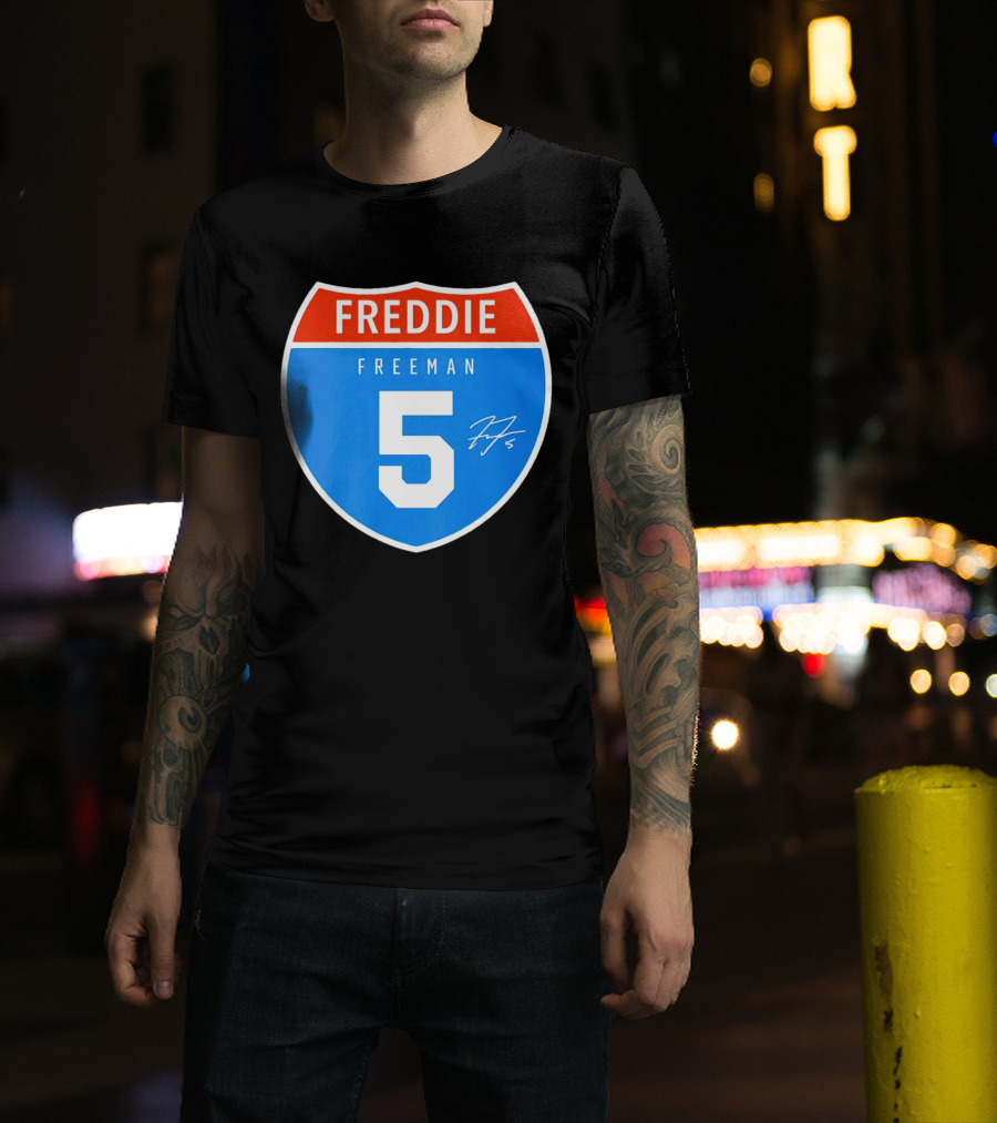 Freddie Freeman Interstate 5 Signature T-Shirt