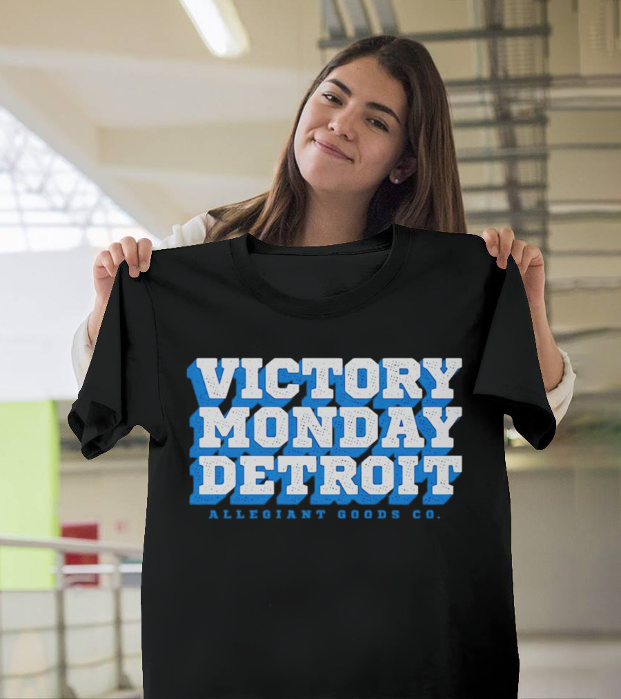 Victory Monday Detroit Allegiant Goods Co T-Shirt