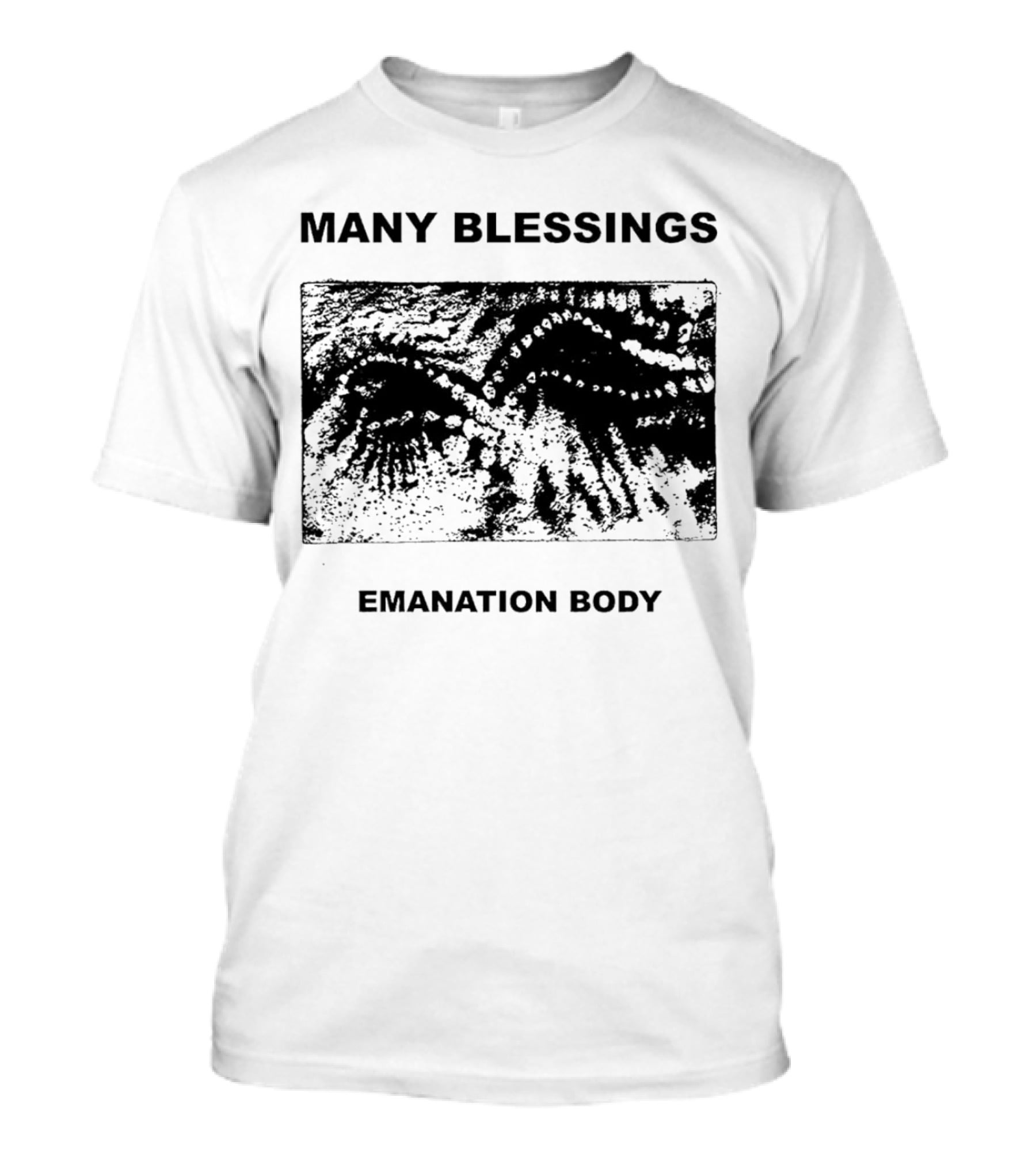 Many Blessings Emanation Body Textural Abstract T-Shirt