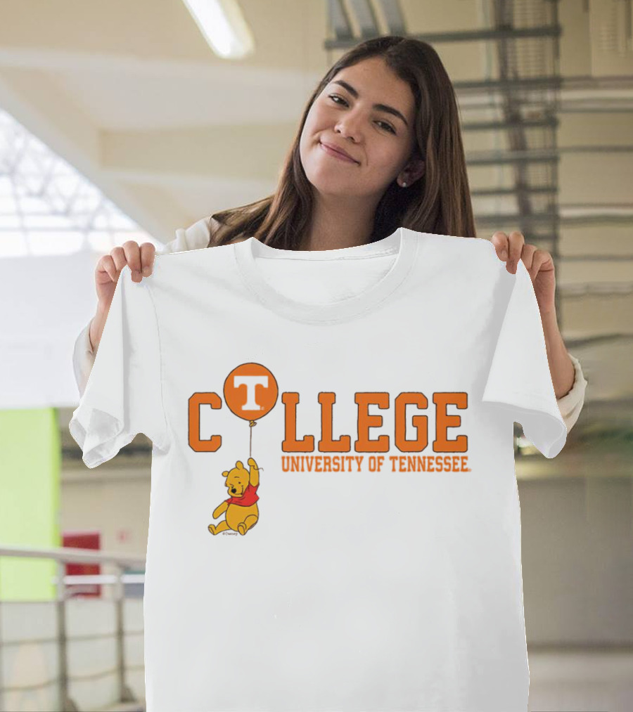 Tennessee Volunteers University of Tennessee Pooh College Balloon T-Shirt