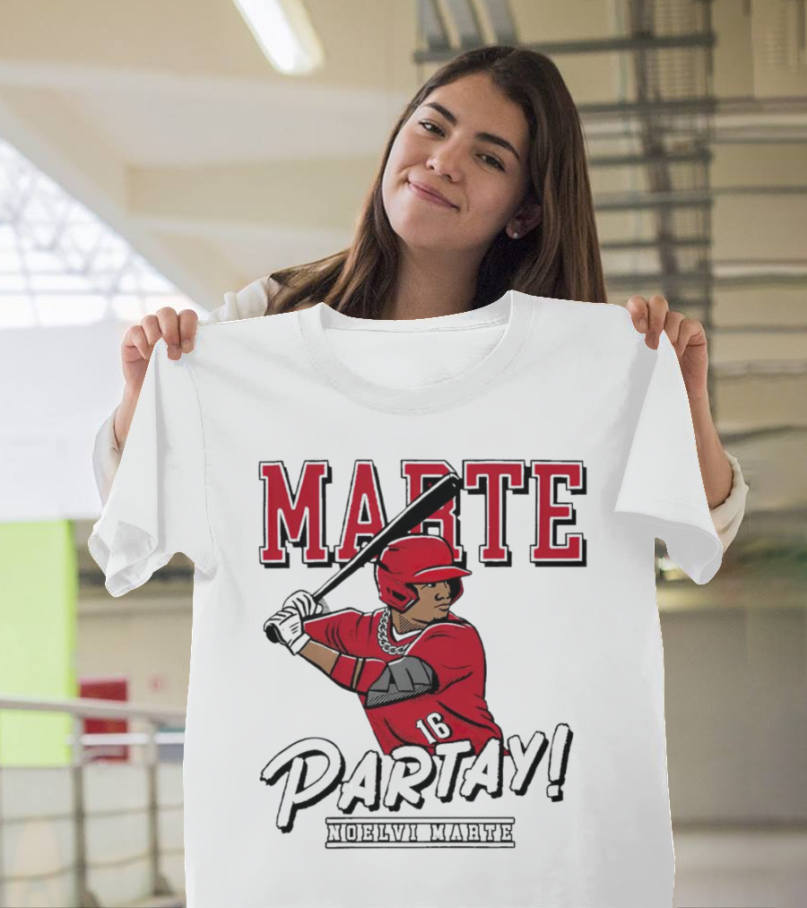 Marte Partay Noelvi Marte Cincinnati Reds Mlbpa T-Shirt