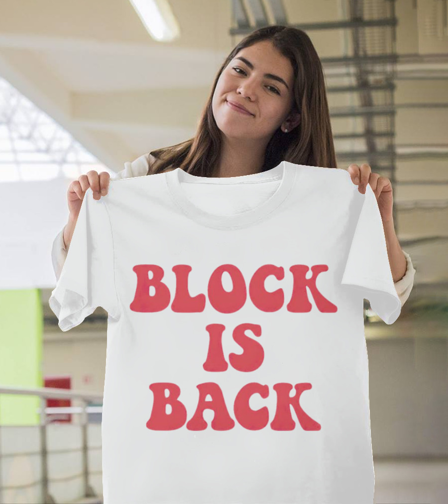 Block Is Back Oklahoma State Cowboys T-Shirt