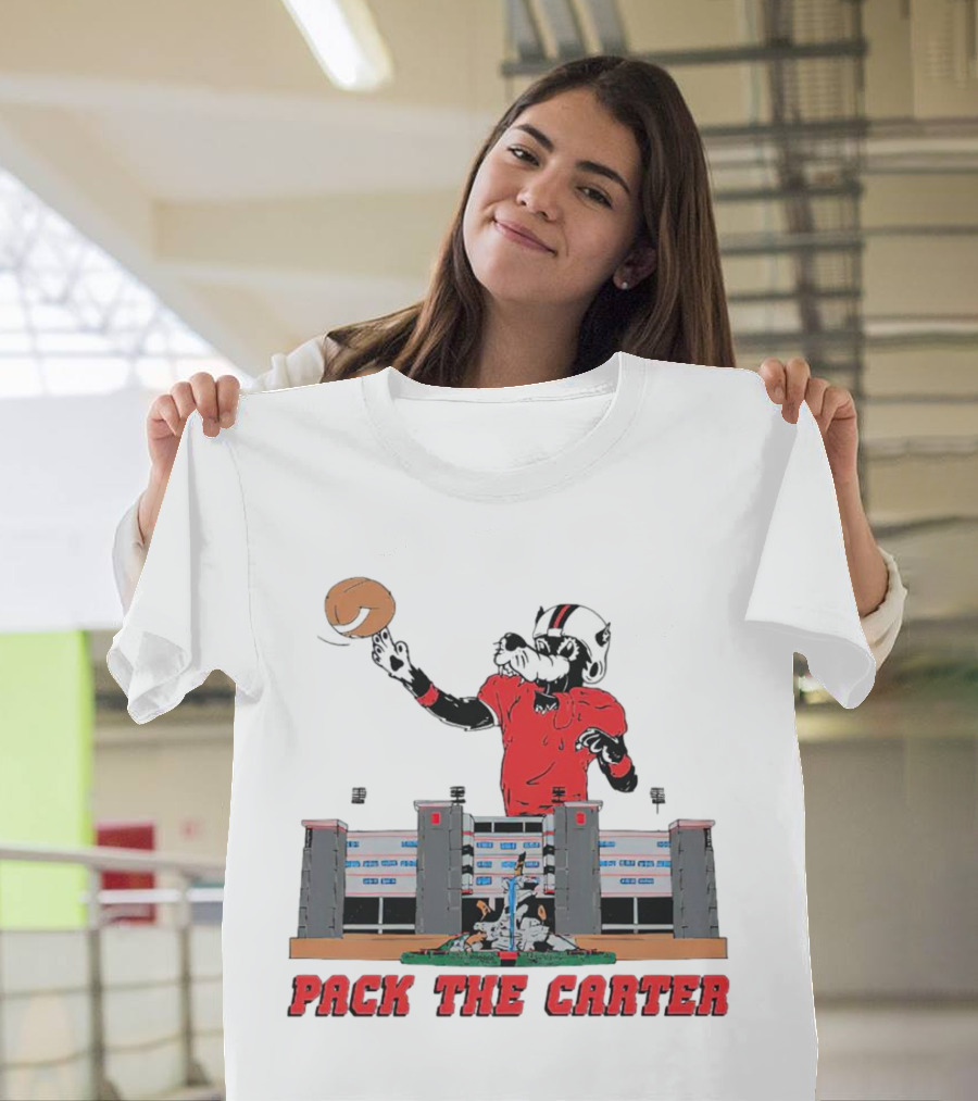 Pack the Carter NC State Wolfpack Football Stadium T-Shirt