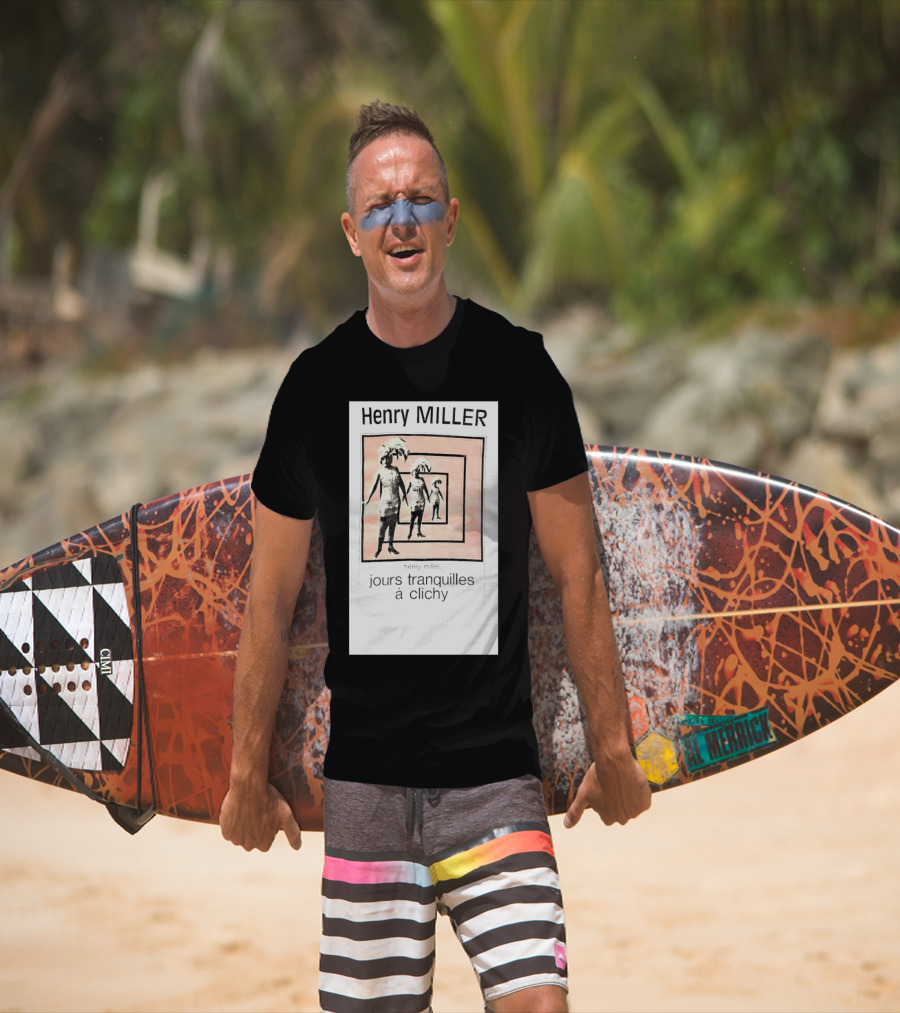 Henry Miller Jours Tranquilles à Clichy Repeating Figures T-Shirt