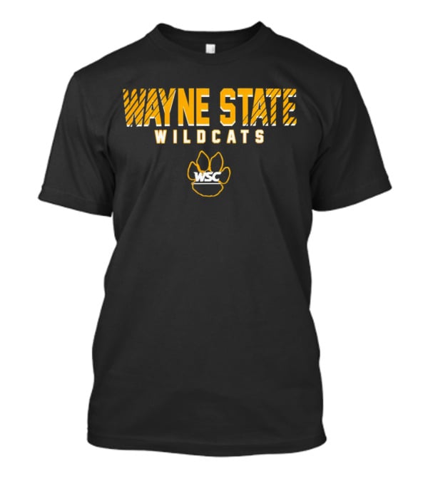 Wayne State Wildcats WSC Paw Prints T-Shirt