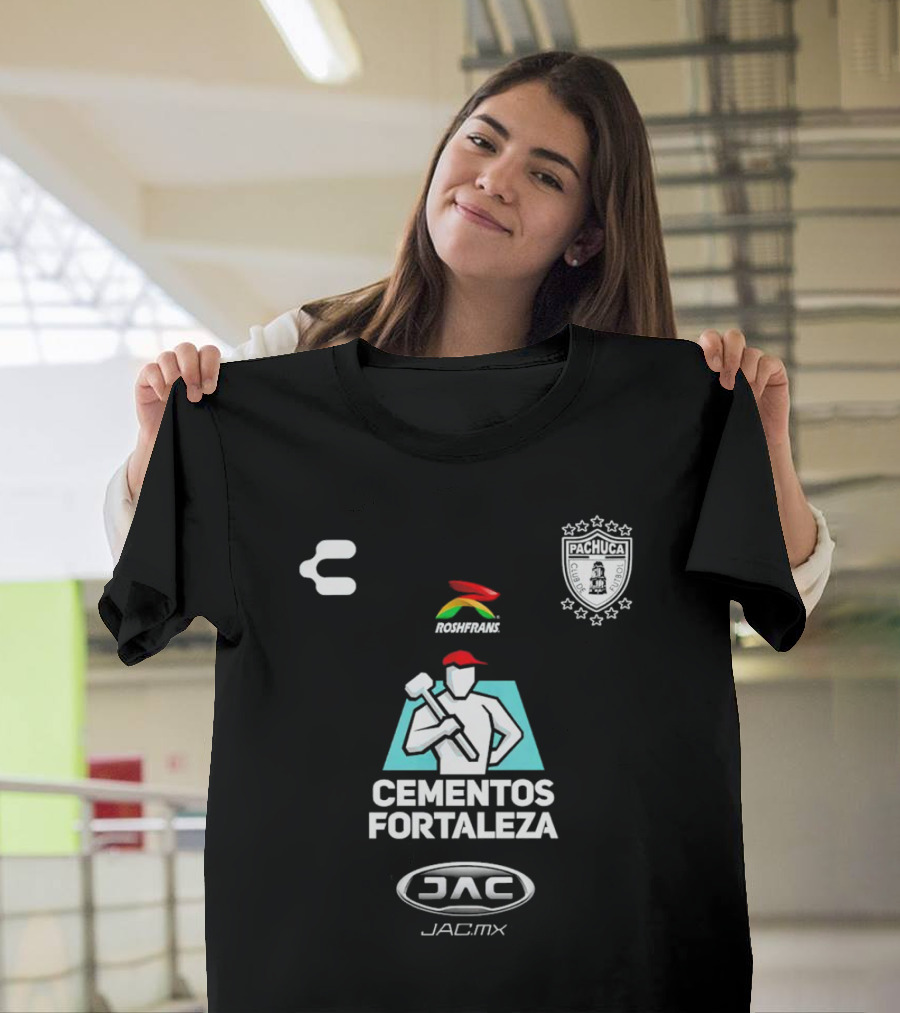 Cementos Fortaleza Roshfrans Pachuca JAC Charly Replica Away T-Shirt