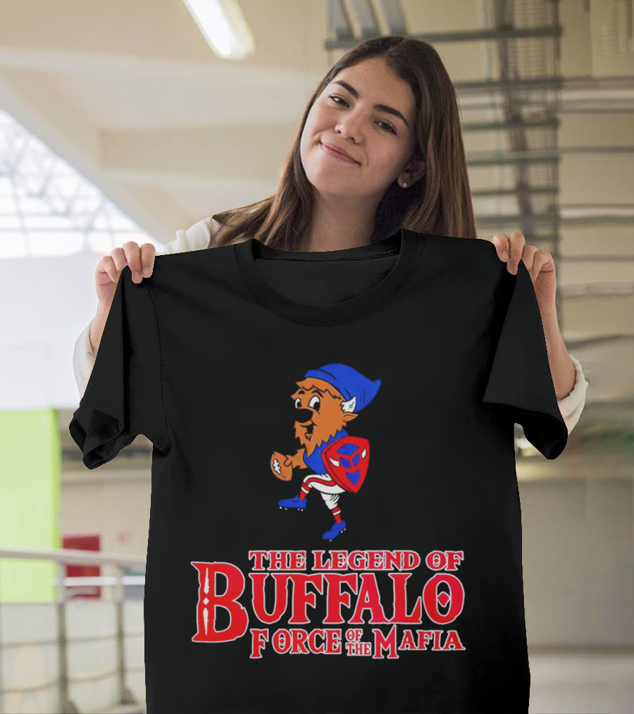 The Legend Of Buffalo Force Of The Mafia Football Fantasy T-Shirt