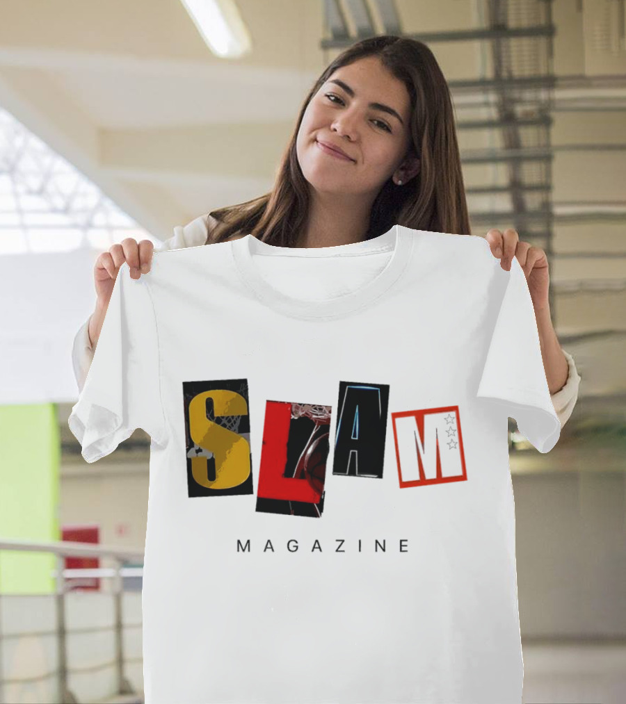 SLAM Mag Cut-Out Basketball Fashion Magazine T-Shirt