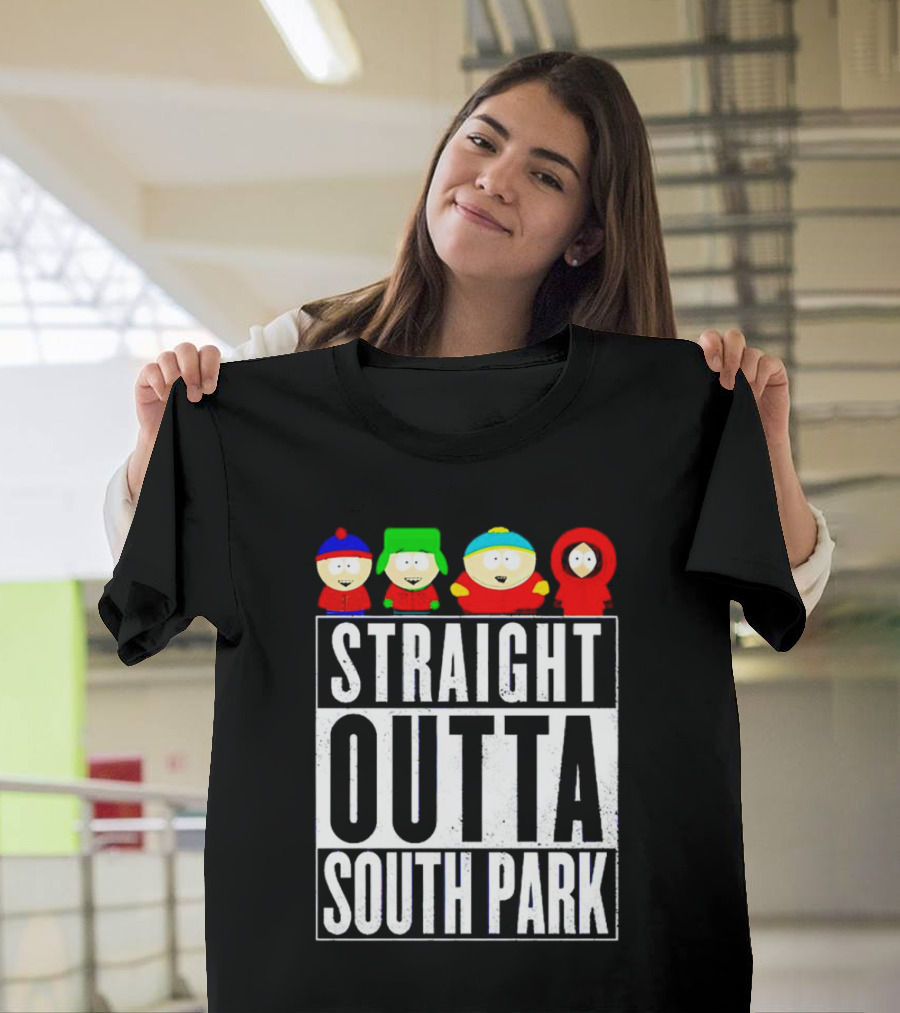Straight Outta South Park Characters T-Shirt
