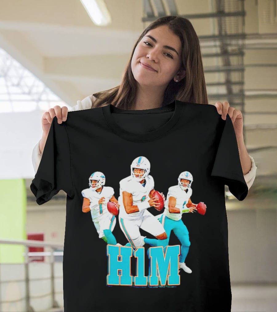 Tua Tagovailoa 1 H1M Vibzmiami Football T-Shirt