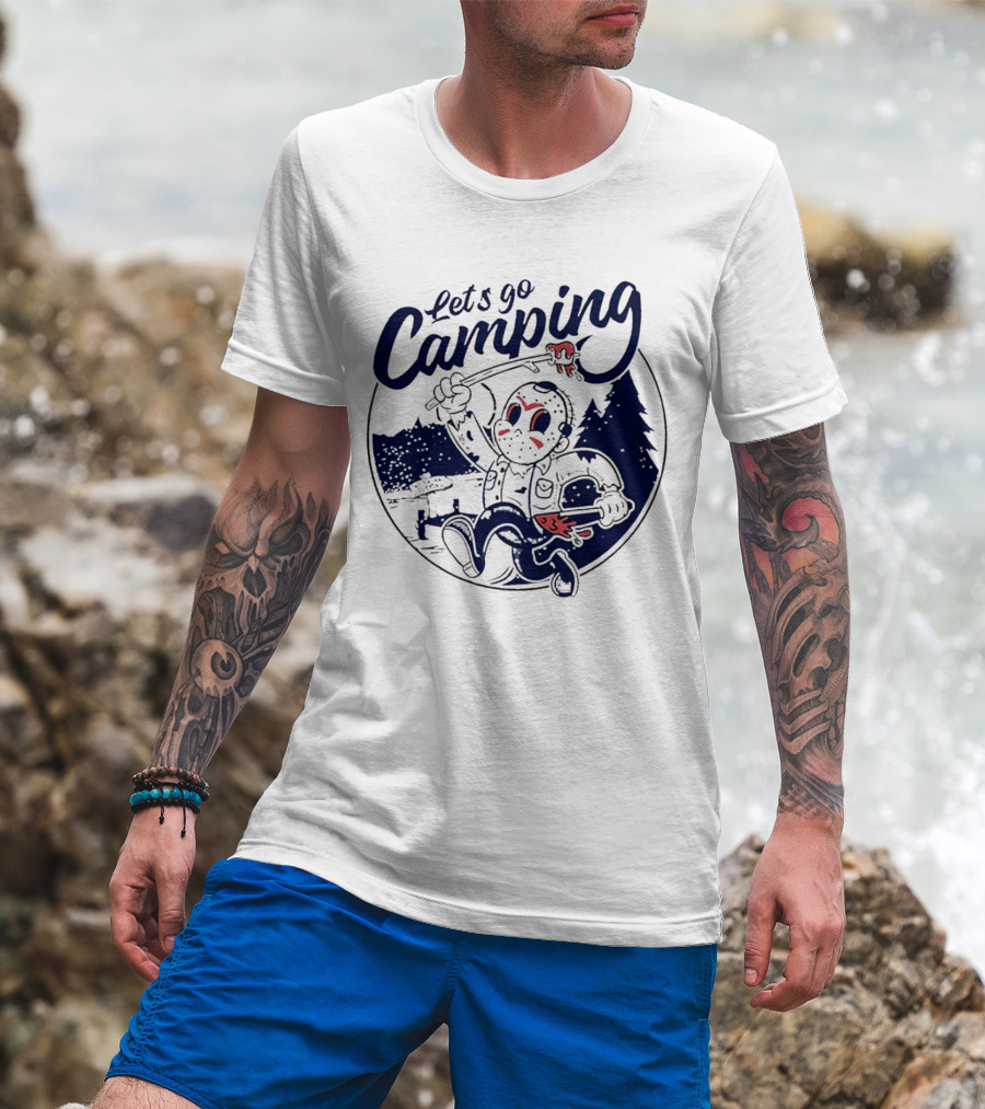Let's Go Camping With Jason Voorhees Halloween T-Shirt