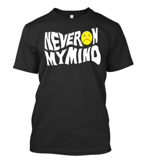 Never On My Mind Sad Face Icon With Yellow T-Shirt