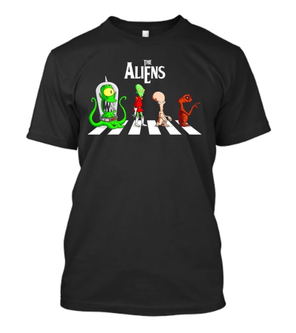 The Aliens Pop Culture Abbey Road Crossover T-Shirt