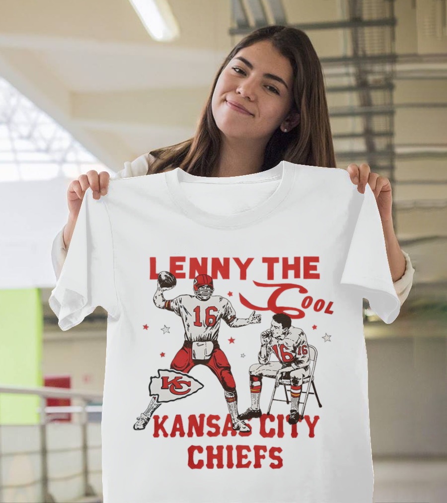 Lenny The Cool Len Dawson Kansas City Chiefs 16 T-Shirt