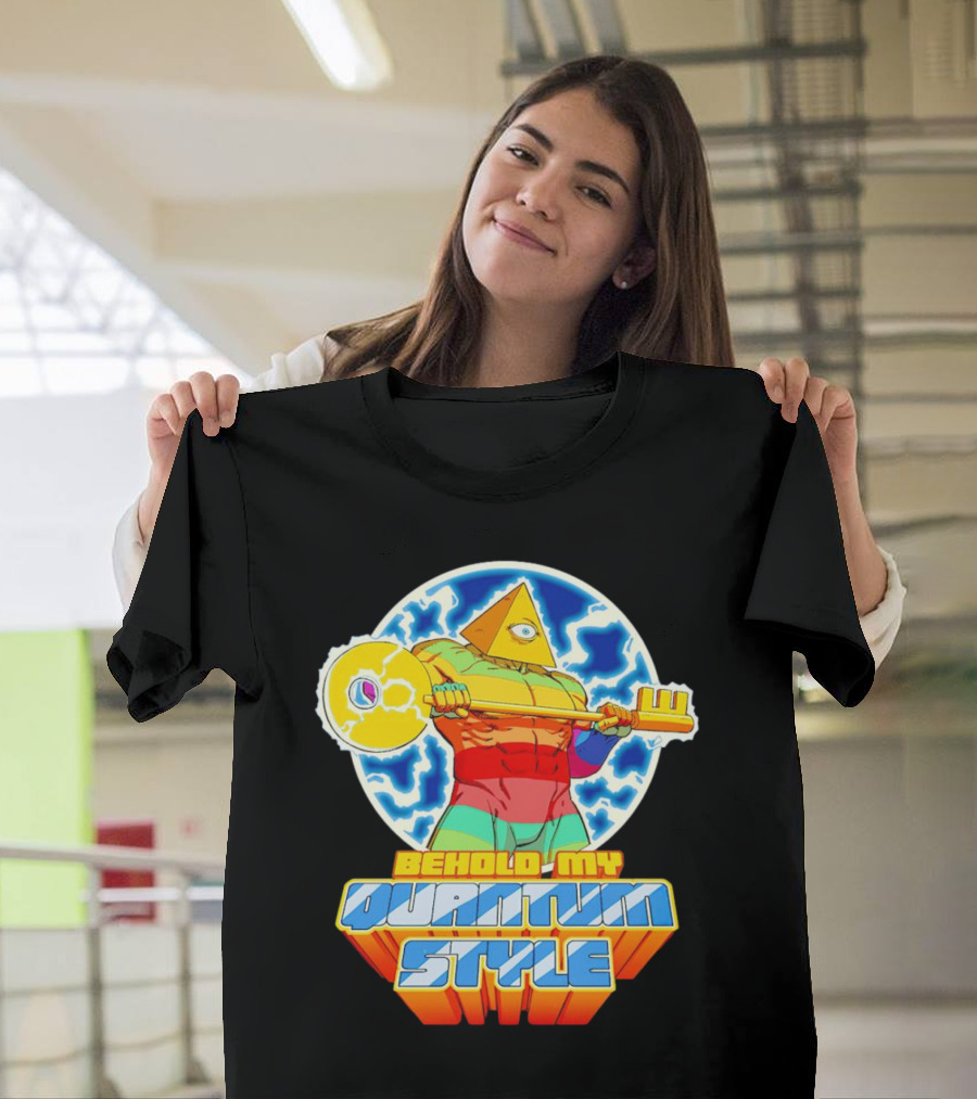 Behold My Key Master Quantum Style Pyramid Head with Cosmic Power T-Shirt