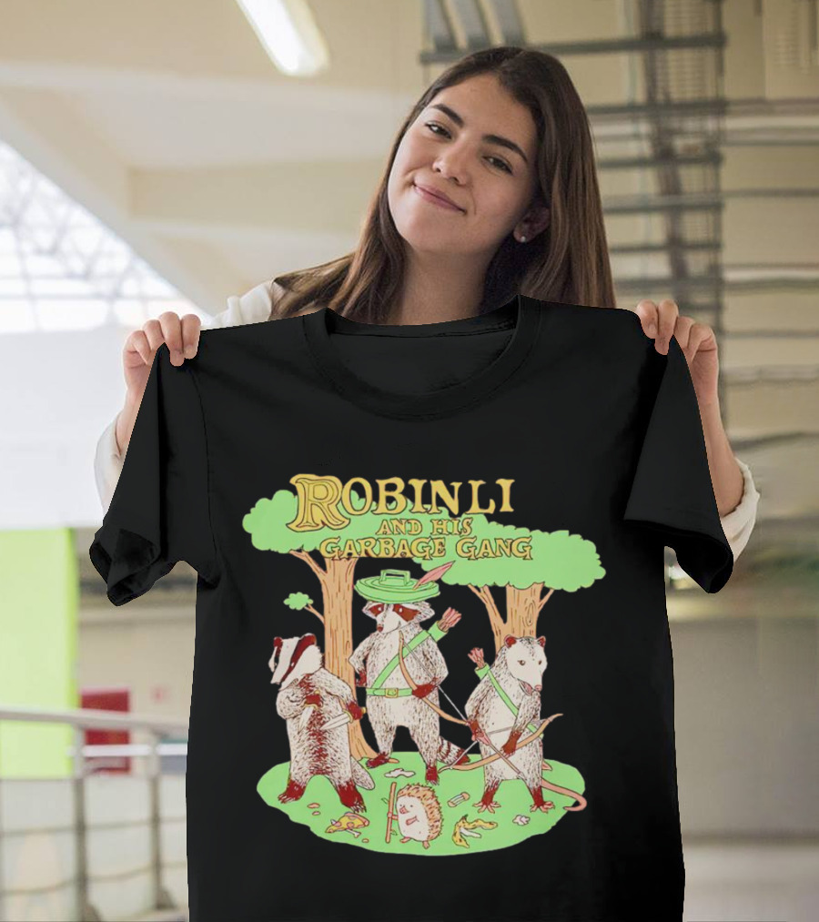 Robinlid And His Garbage Gang Forest Adventure With Badgers And Possum T-Shirt
