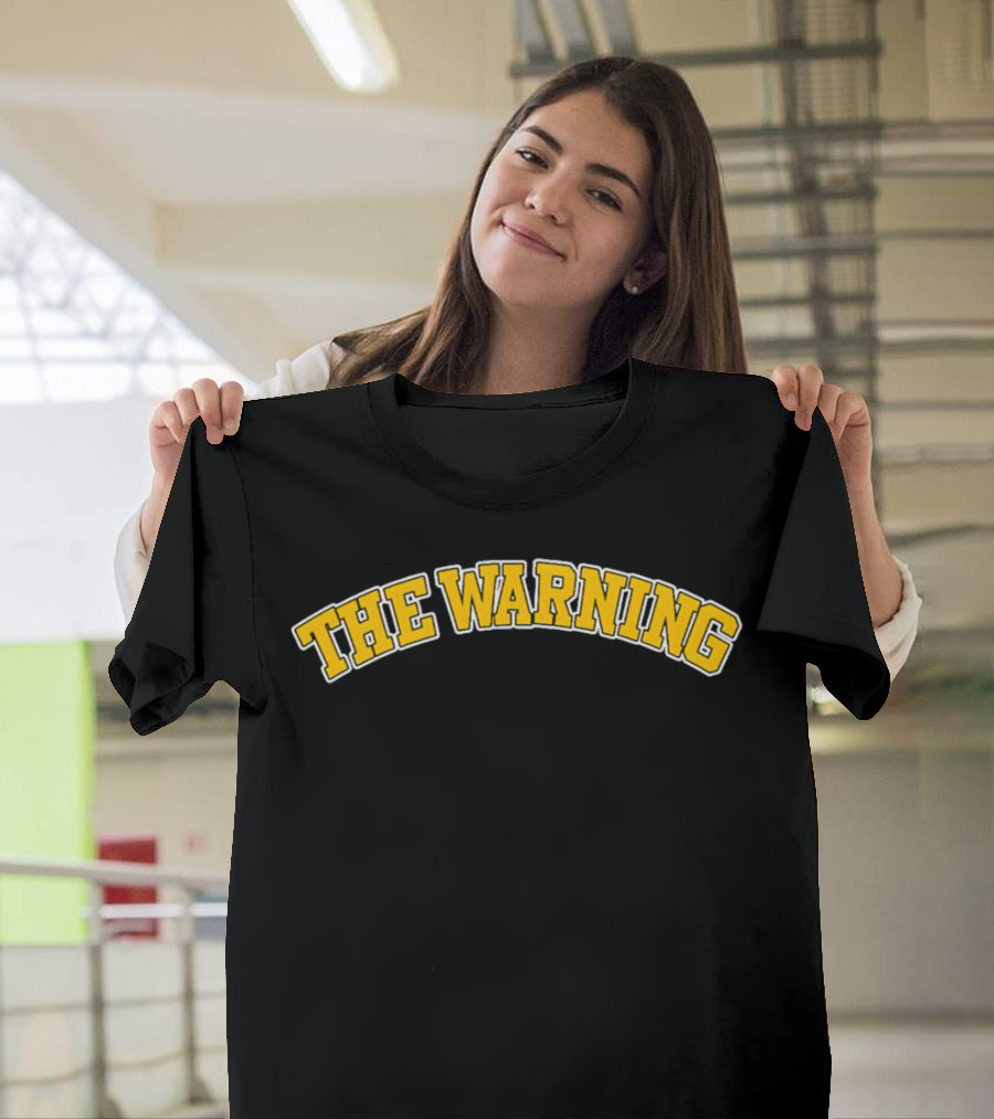 The Warning Arch Text Design Classic T-Shirt