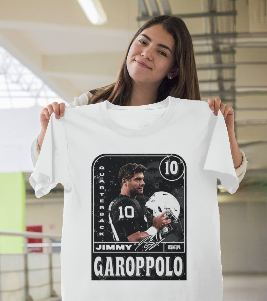 Jimmy Garoppolo NFLPA Quarterback Raiders Number 10 T-Shirt