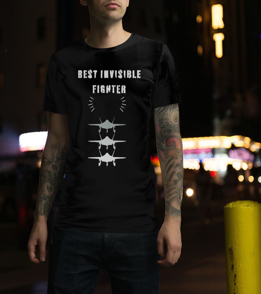 Best Invisible Fighter Jet Trio T-Shirt