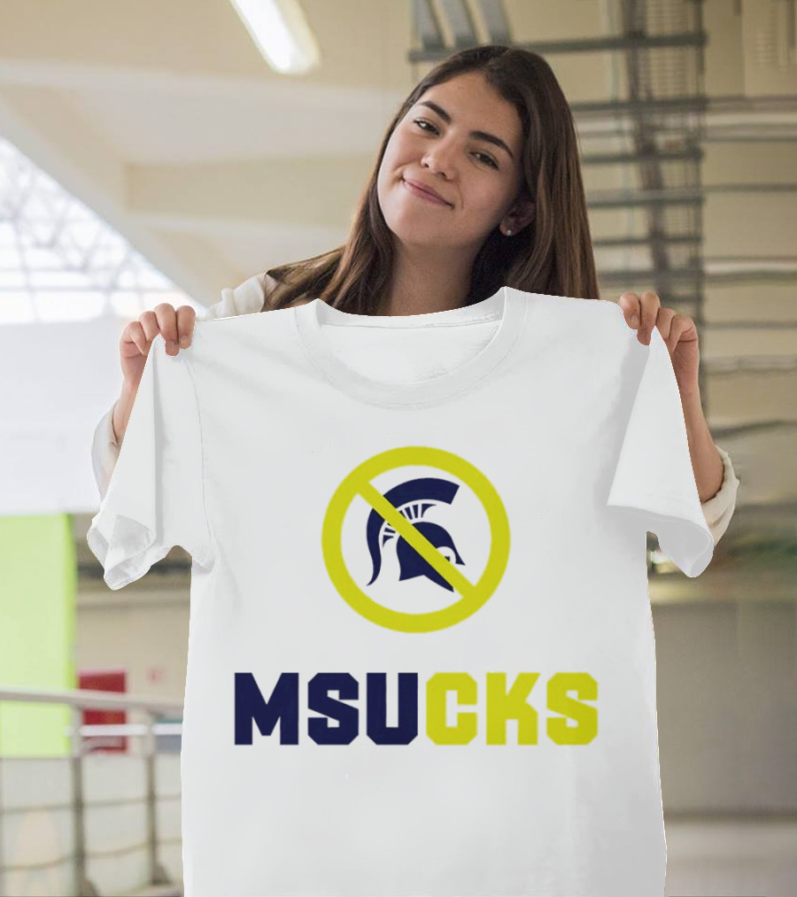 MSU Spartans MSUCKS Rivalry Ban T-Shirt