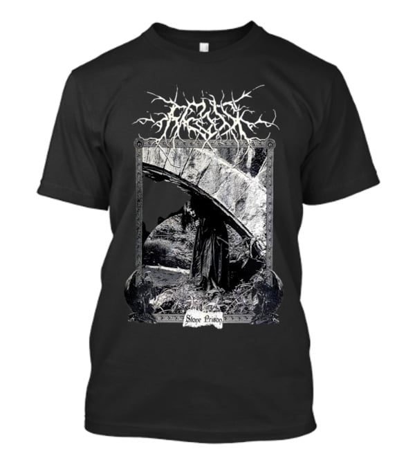 Frosk Stone Prison Gothic Monochrome T-Shirt