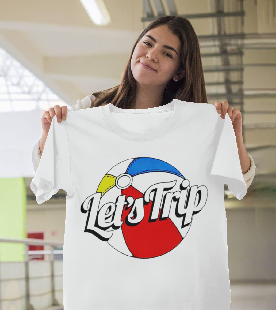 Let's Trip Colorful Beach Ball Adventure T-Shirt