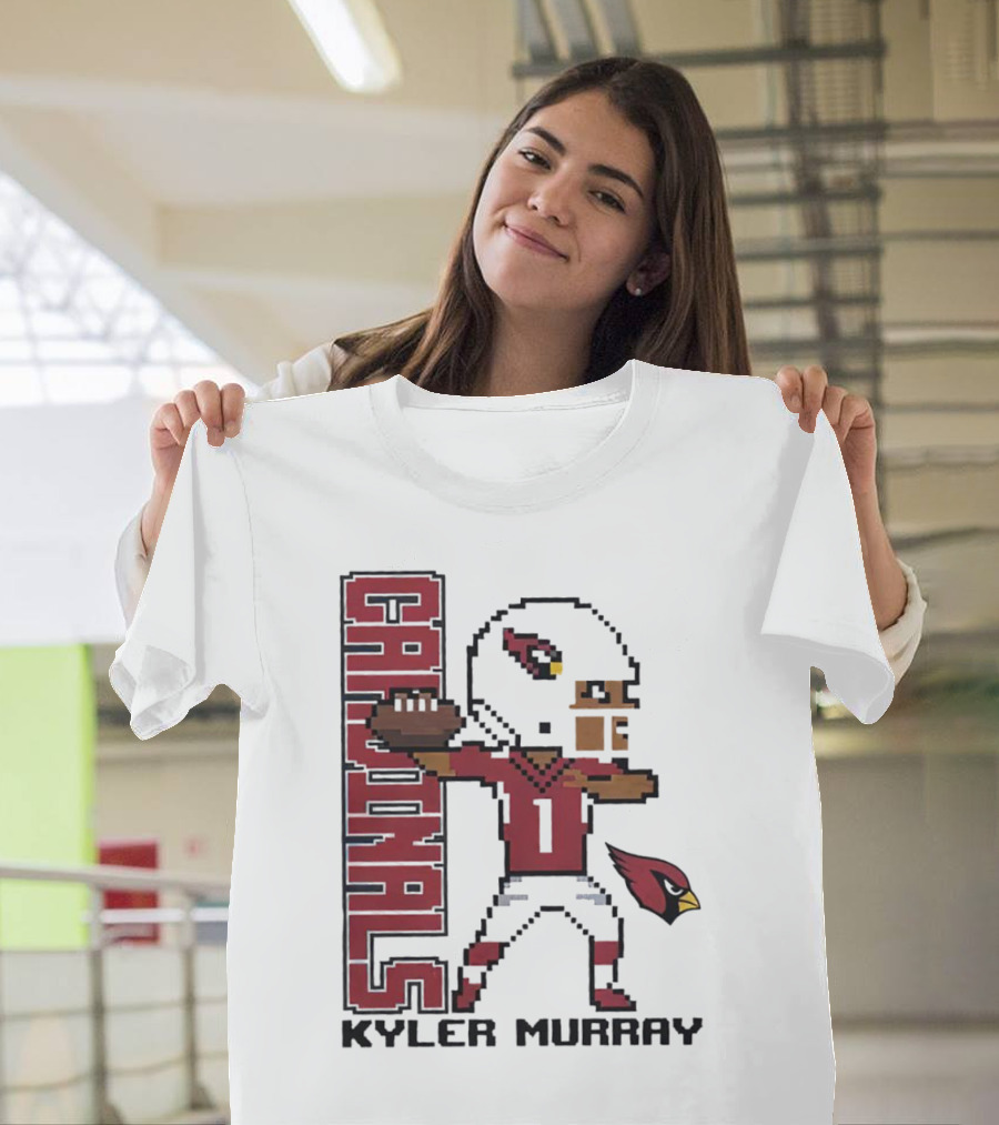 Cardinals Kyler Murray Arizona Football Pixel T-Shirt