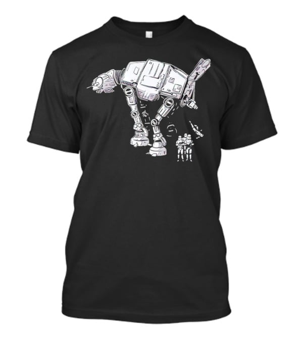 Star Wars AT-AT Walker With Stormtroopers T-Shirt