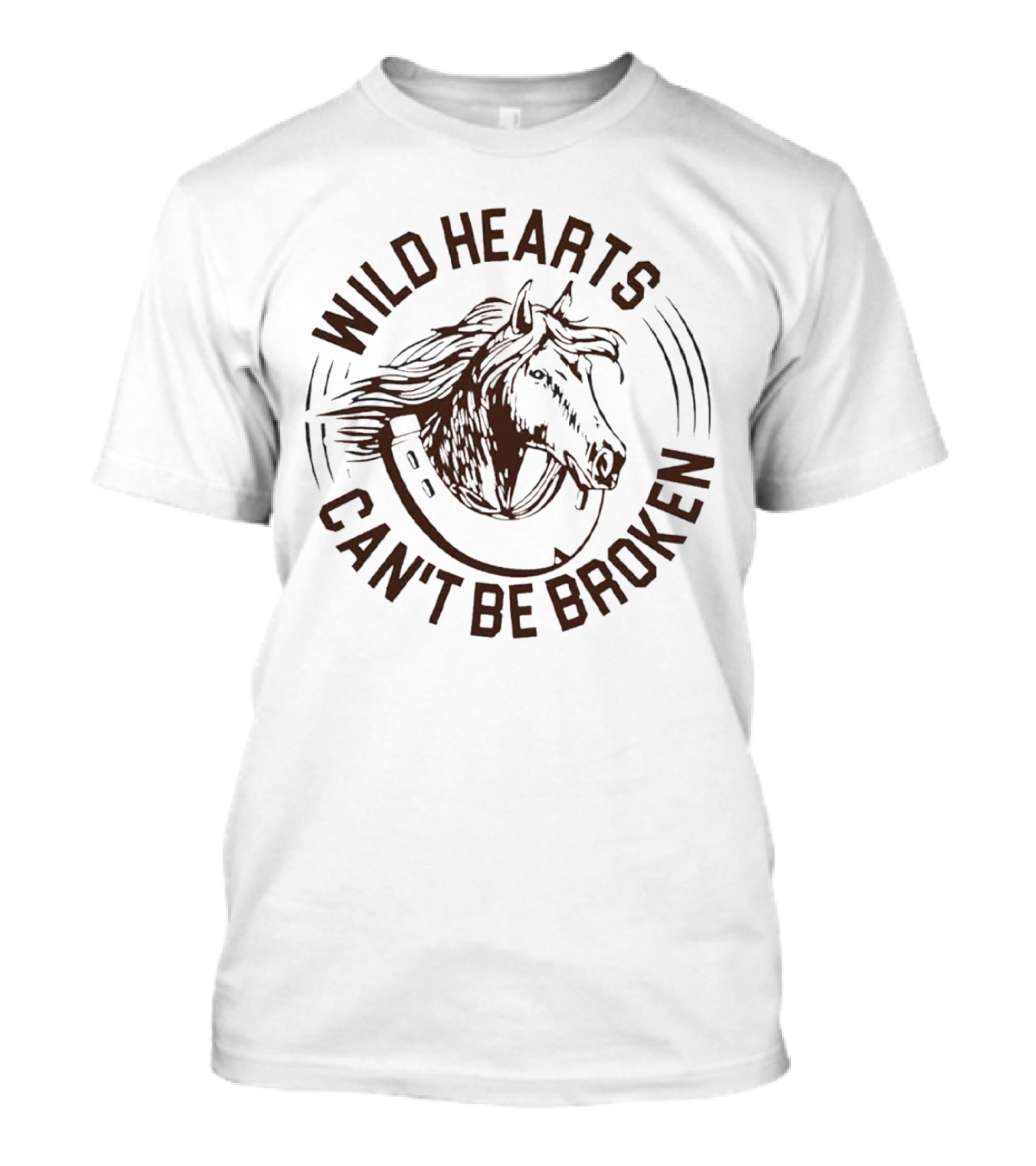 Wild Hearts Can't Be Broken Horse Freedom Spirit T-Shirt