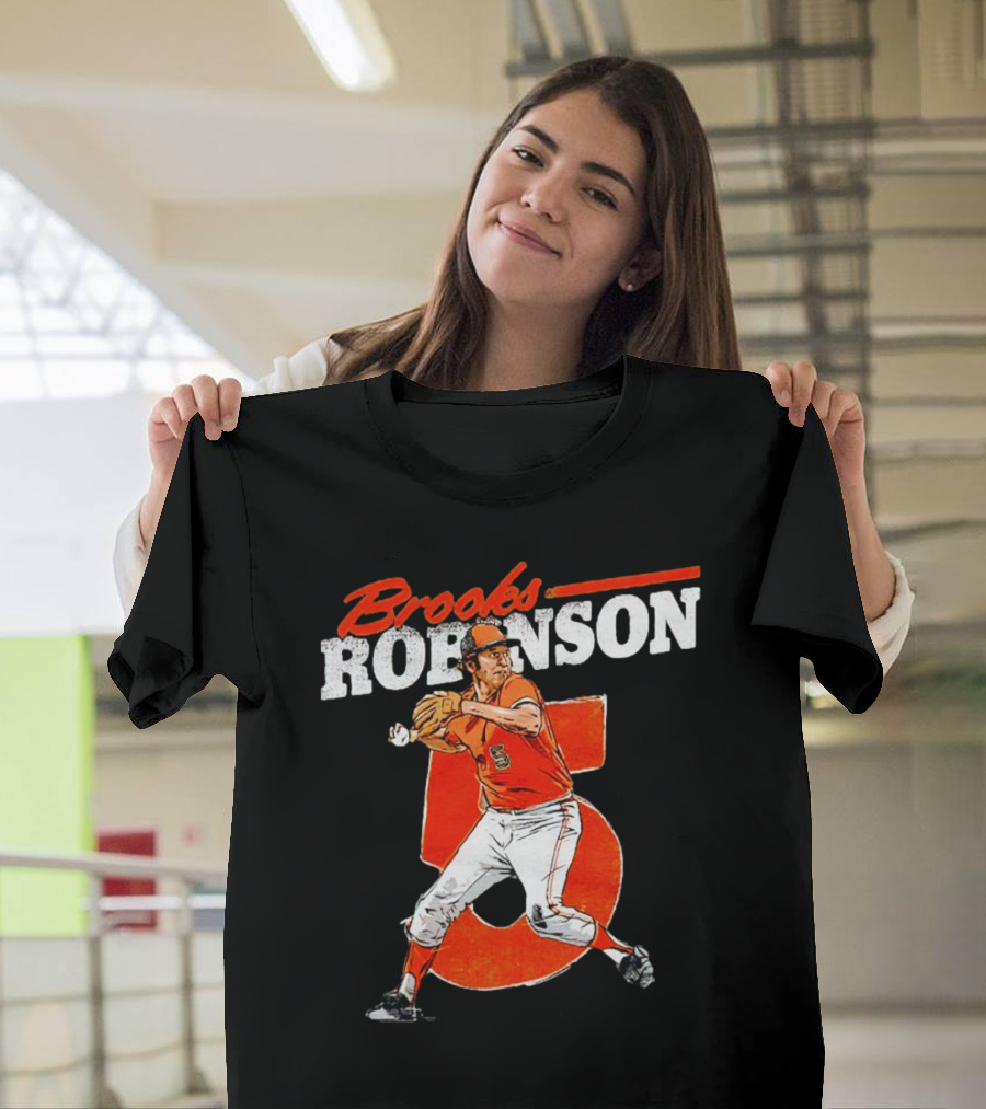 Brooks Robinson 5 Baltimore Orioles Baseball Legend T-Shirt