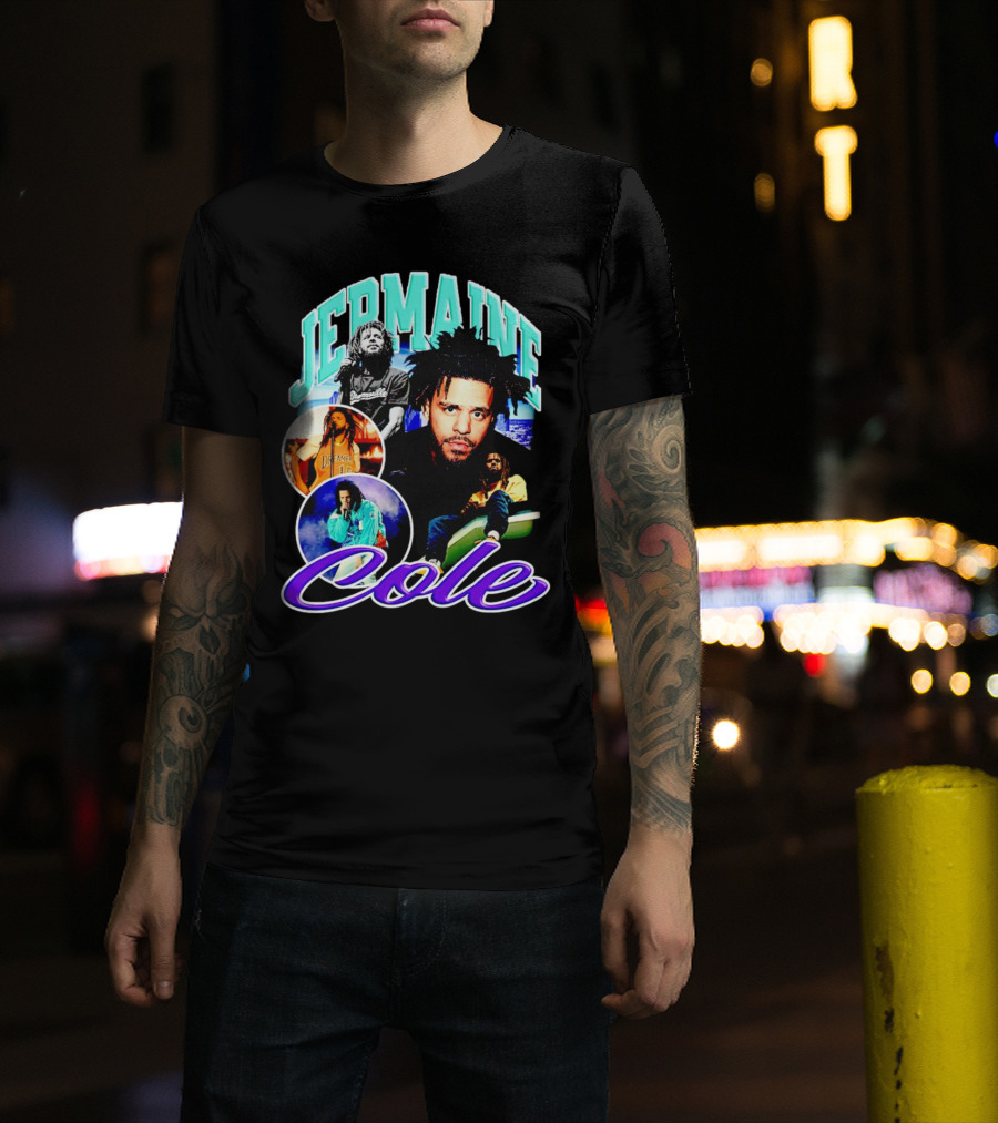 Jermaine Cole Vintage Collage T-Shirt