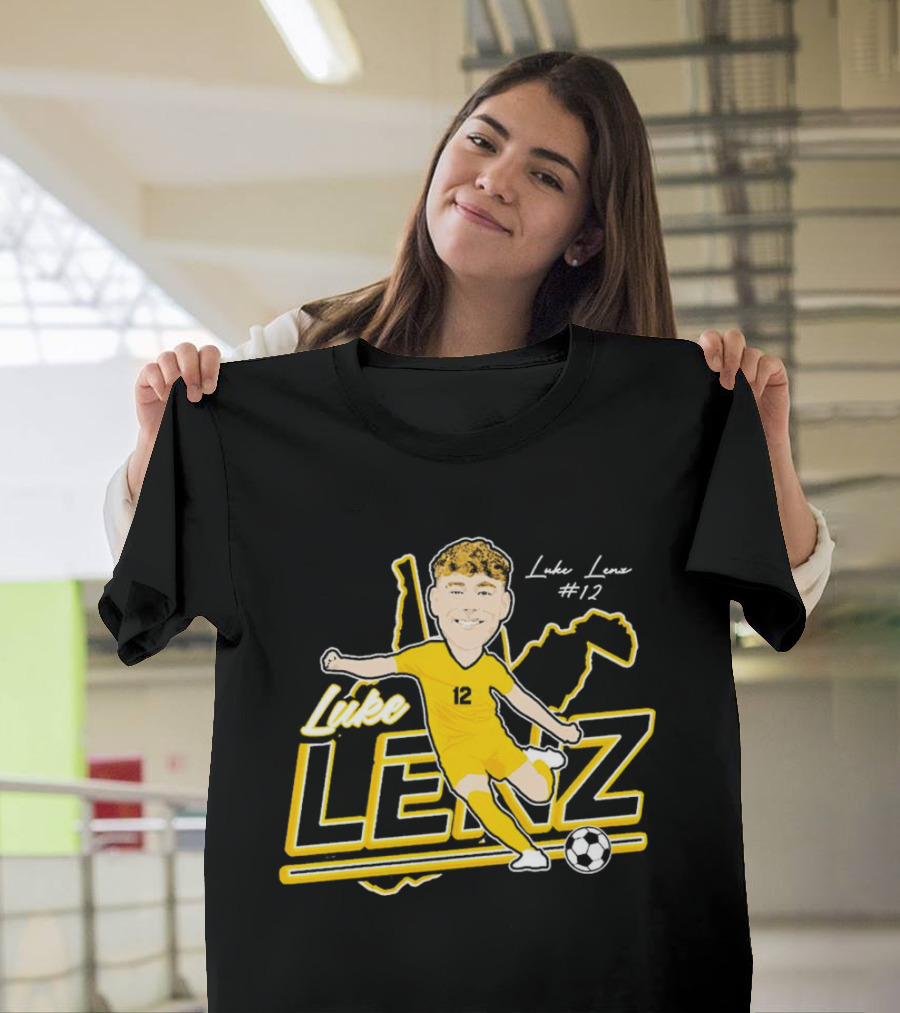 Luke Lenz #12 West Virginia Soccer Player T-Shirt