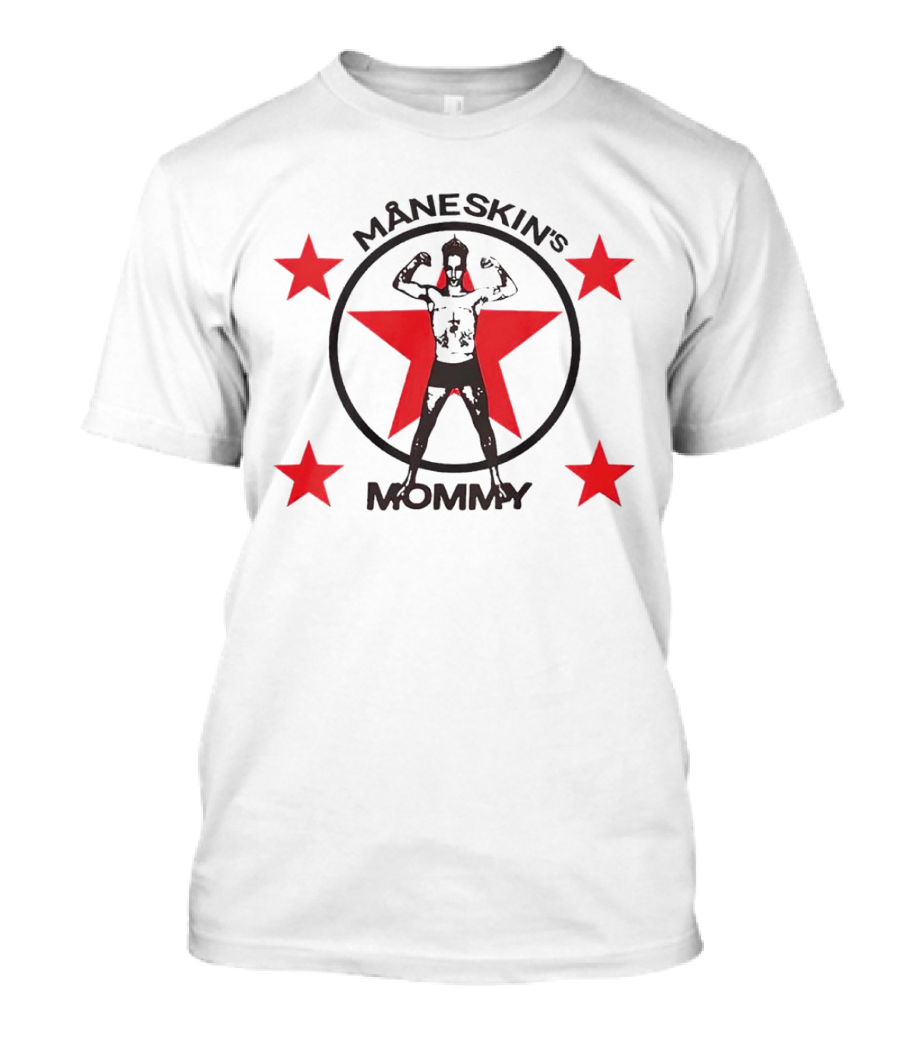 MÅNESKIN'S MOMMY Red Star Power Circle T-Shirt