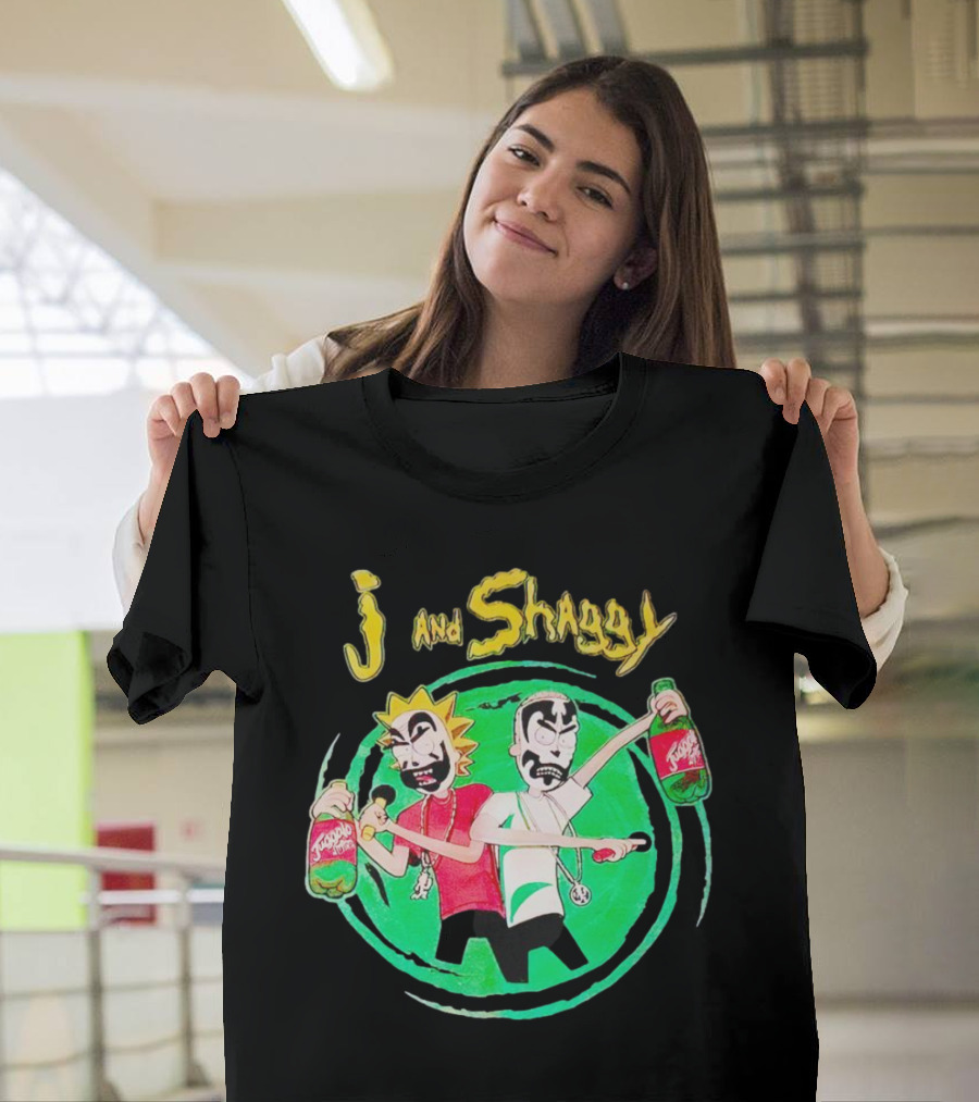 J And Shaggy Insane Clown Posse Rick And Morty Crossover Image T-Shirt