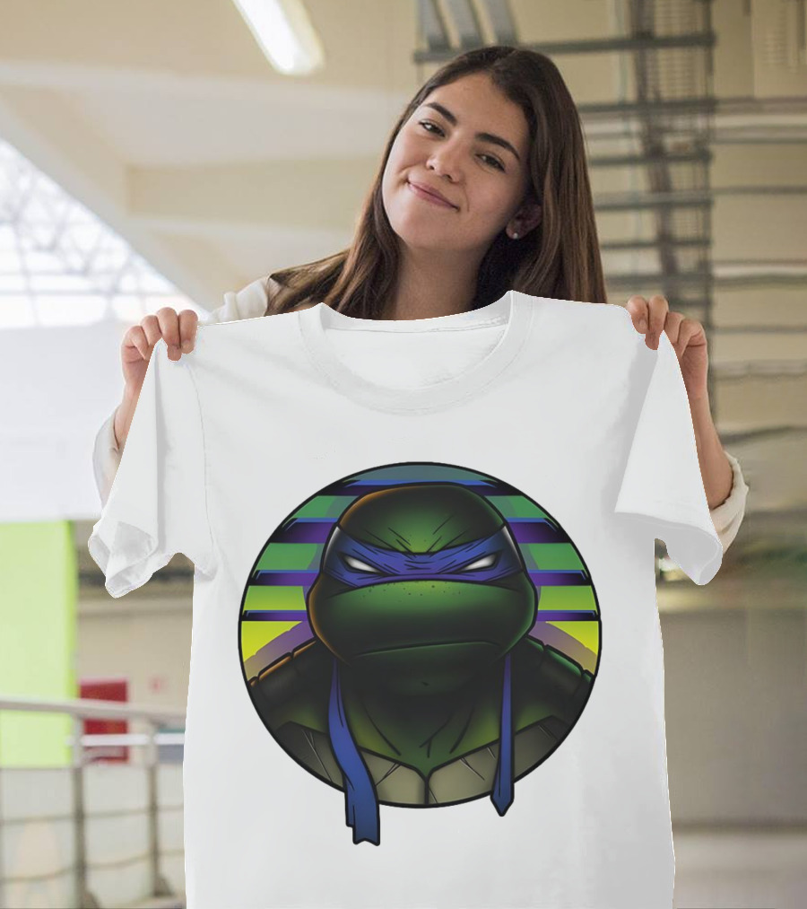 Leonardo Teenage Mutant Ninja Turtles Vintage Mutant Blue T-Shirt