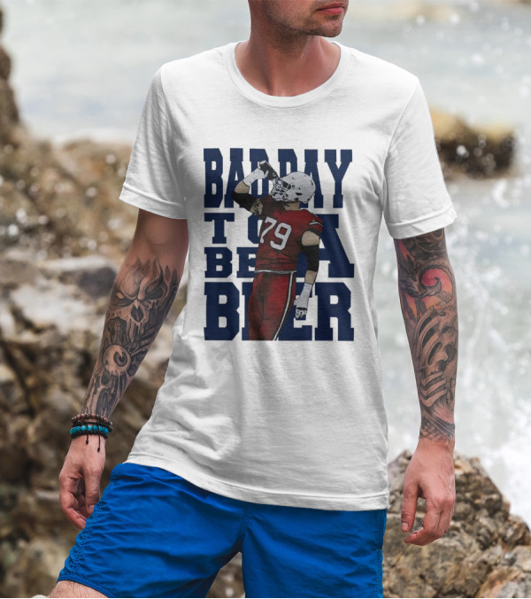Spencer Brown Buffalo Bills 79 Bad Day To Be A Beer T-Shirt